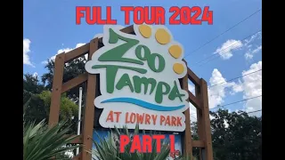 Zoo Tampa at Lowry Park Full Tour 2024 - Part 1