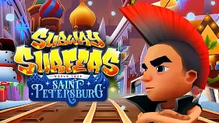 SUBWAY SURFERS CHRISTMAS 2017 - SAINT PETERSBURG ✔ SPIKE AND 25 MYSTERY BOXES OPENING