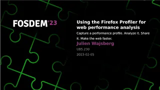 Using the Firefox Profiler for web performance analysis