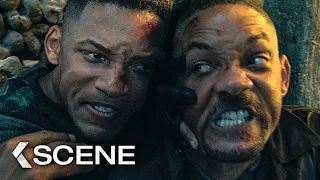 GEMINI MAN - Catacomb Fight Extended Scene (2019)