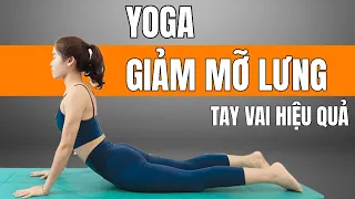 Yoga giảm mỡ lưng, tay vai hiệu quả | Hoàng Uyên Yoga