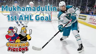 Shakir Mukhamadullin 1st AHL Goal (San Jose Sharks Prospect)