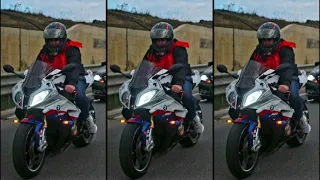 BRUTAL AUDI A6 C6 V10 RS SWAP VS BMW S1000RR 700M RACE