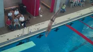 SCAC Swimming and Diving Championships Men's 3-Meter Diving.wmv