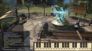 FINAL FANTASY XIV qwerty keyboard music