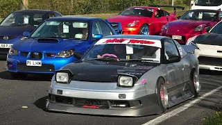 The LARGEST JDM Traffic Jam? - THOUSANDS of Cars GO CRAZY entering JapFest 2022