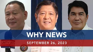 UNTV: WHY NEWS |    September 26, 2023