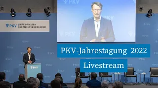 PKV-Jahrestagung 2022 im Livestream mit Karl Lauterbach & Mario Czaja | 2.6.2022 | PKV