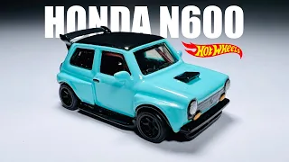 Honda N600 Kei Car Custom Hot Wheels