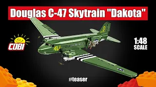 ✈ Douglas C-47 Skytrain "Dakota" - transport aircraft from World War 2 in 1:48 scale - SN 2575 #cobi