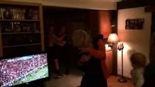 Iron Bowl Reaction. Auburn fans go nuts!