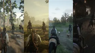 Following NPCs around Red Dead Redemption 2