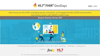 Bryant Thomas Karras MD - How to put out the FHIR | DevDays 2023 Amsterdam