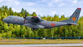 CASA C295M Kazakhstan Air Force Arrival & departure Minsk airport | ВВС Казахстана Аэропорт Минск