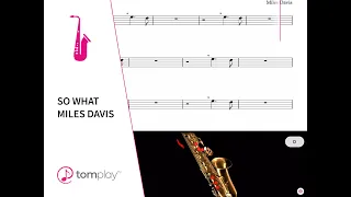 So What by Miles Davis for Alto Saxophone 🎷🎶