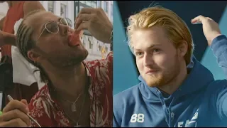 William Nylander Explains Why He Cornrowed His Hair