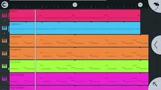 【FL Studio mobile】Trap beat的な