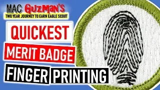 Quickest Merit Badge - How To Get The Fingerprinting Merit Badge