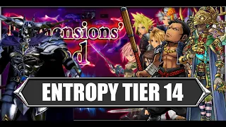 DFFOO GL Dimension's End Entropy Tier 14 Initial Clear (Garland, Raijin, Amidatelion)