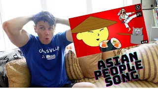 THE ASIAN PEOPLE SONG REACTION!! | THIS IS TOO FUNNY!!!