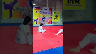 Taekwondo Sparring on her master's Birthday🎁🎉
