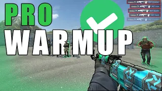 How to warm up LIKE A PRO... | CSGO Warmup Routine