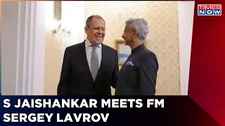 EAM S. Jaishankar Hold Talks With Russian Counterpart Sergey Lavrov Over War; Watch Here