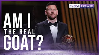 After winning his eighth Ballon d'Or, Messi has stated that he is not bothered by the GOAT talks.