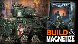 Build & Magnetize: Rogal Dorn Tank Imperial Guard Warhammer 40k Unboxing