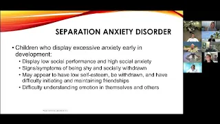 Separation Anxiety Disorder and Reactive Attachment Disorder