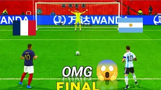 Argentina vs French penalty shootout in efootball ll efootball gameplay video