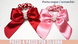 Porta coque / Scrunchie muito facil de fazer