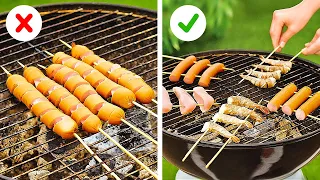 Easy Tips to Become a BBQ Master || Grill Hacks And Yummy Recipes For a Picnic!