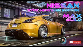 Need for Speed Heat Gameplay NISSAN 370z Heritage EDition   Customization  Max Build