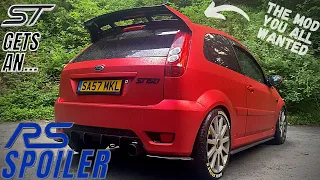 Fitting an RS Spoiler to my MK6 Fiesta ST150