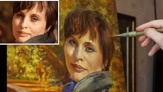 Портрет по фотографии. Масляная живопись. Олег Буйко. Oil painting. Painting a portrait.