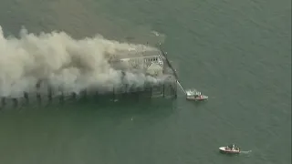 Oceanside Pier fire | Massive plumes of smoke seen for miles