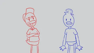 dewey's slippery shoes - ducktales animatic