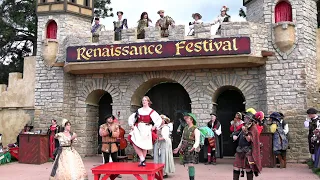 Colorado Renaissance Festival Gate Sing. The Village Cast sings & plays on Celtic Weekend 07-09-23