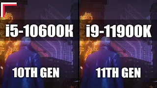 Intel Core i5-10600K vs Intel Core i9-11900K — Test in 10 Games! [1080p, 1440p]