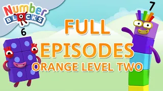 @Numberblocks- Orange Level Two | Full Episodes 1-3 | #HomeSchooling | Learn to Count #WithMe