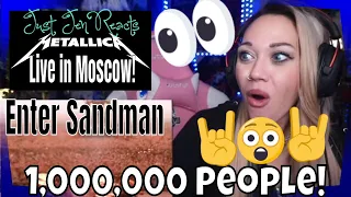 Metallica "Enter Sandman" Live In Moscow 1991 REACTION | Reaction Video | Just Jen Reacts