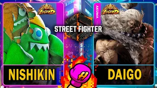 SF6 Nishikin (BLANKA) VS Daigo (AKUMA)🥊Street Fighter 6🥊スト6🥊4K 60ᶠᵖˢ