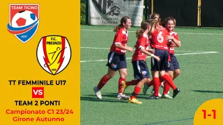 Team Ticino Femminile U17 VS Team 2 Ponti (Campionato C1 23/24 - Girone Autunno)