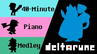 [Reupload] 40-minute Deltarune Chapter 1 x Undertale Piano Medley