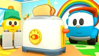 Leo the Truck Car Cartoon for Kids: The toaster - Kids' Games & Vehicles for Children