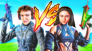 1v1 vs #1 Cracked Female Warzone Player