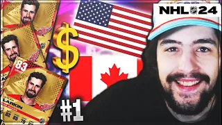 NHL 24 NO MONEY SPENT SERIES NA EPISODE 1!