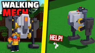 DANGEROUS Walking Mech (Funny Tutorial) | Roblox Build a Boat for Treasure