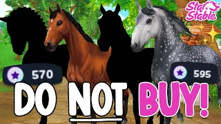 DO NOT BUY THESE HORSES!! HUGE HORSE DISCOUNTS SOON!! STAR STABLE